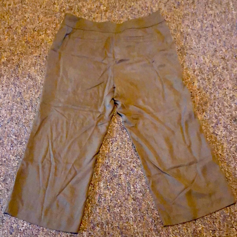 7th Avenue Design Studio New York & Company Green Capris - Picture 3 of 3